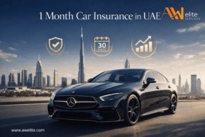 Premium 1 Month Car Insurance in UAE – Secure Your Drive with AW Elite Services