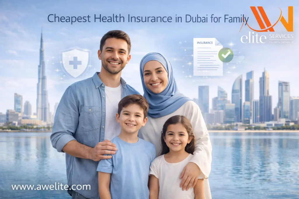 Affordable family health insurance plans in Dubai by AW Elite Services